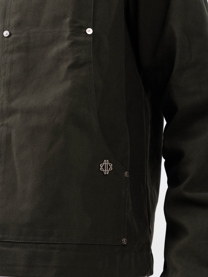 Wyatt Khaki Twill Overshirt