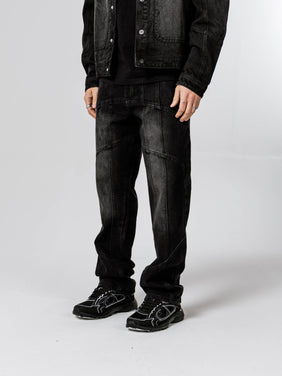 Larrea Black Straight Jean