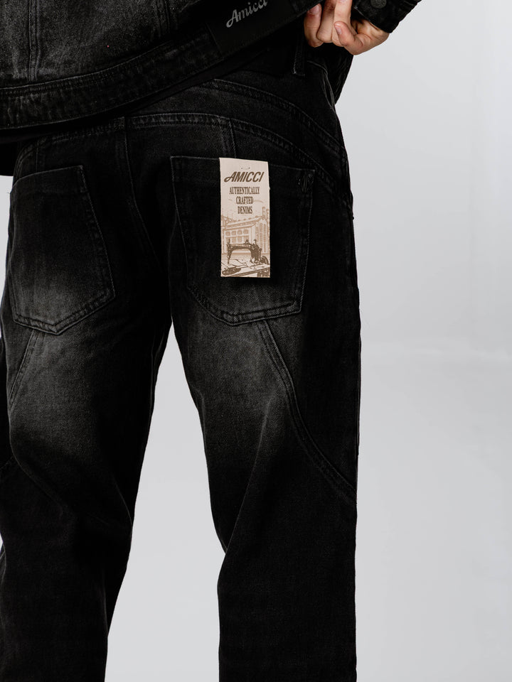 Larrea Black Straight Jean