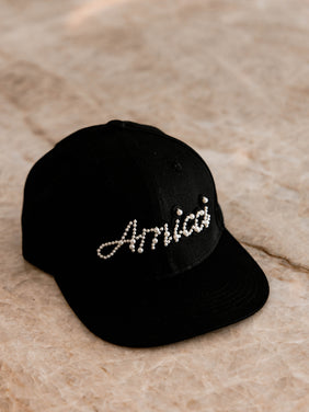 Chrome Pearl Cap Black