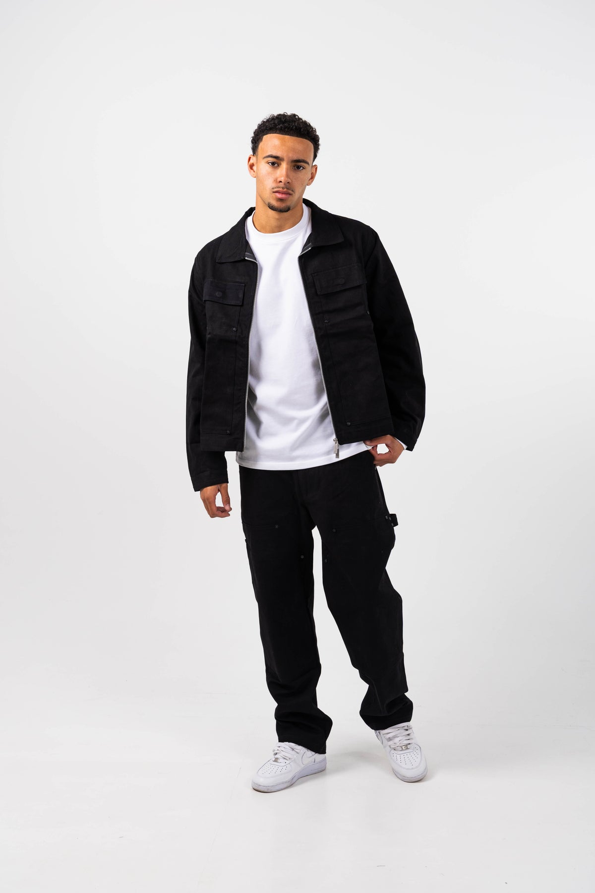 Wyatt Black Twill Pants