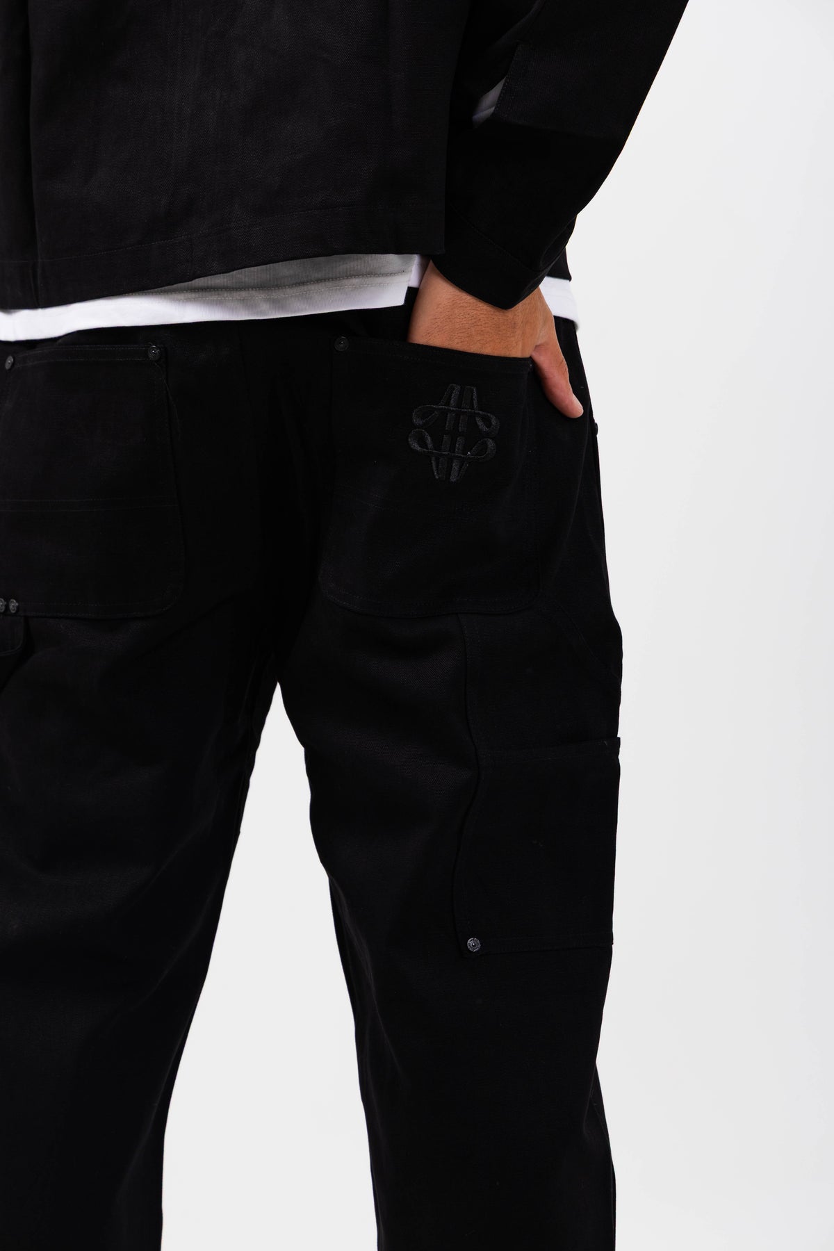 Wyatt Black Twill Pants