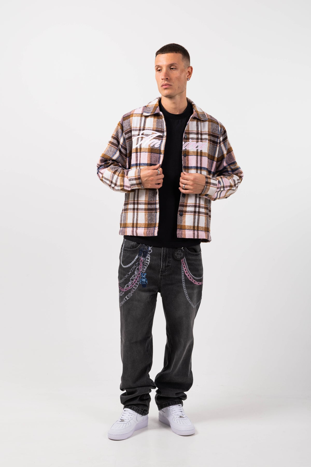 Nico Pink Flannel Shirt