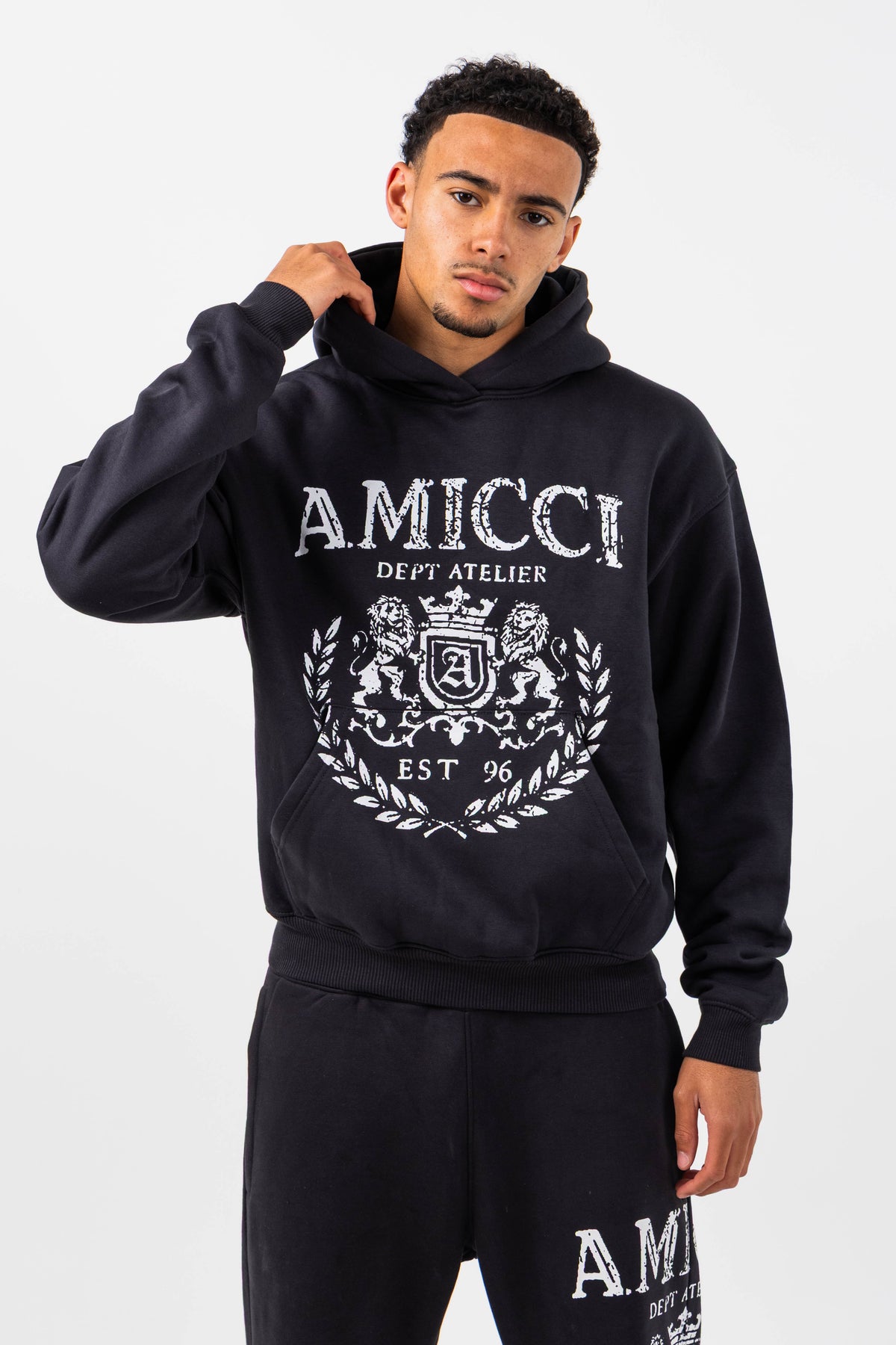 Napoli Black Emblem Hoodie