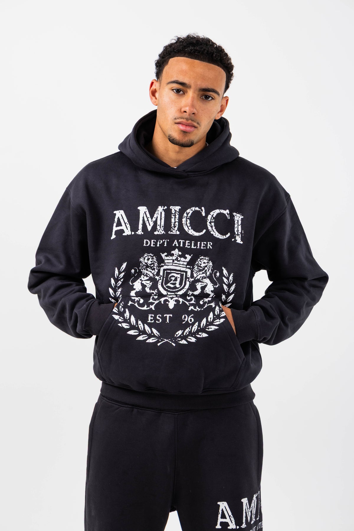 Napoli Black Emblem Hoodie