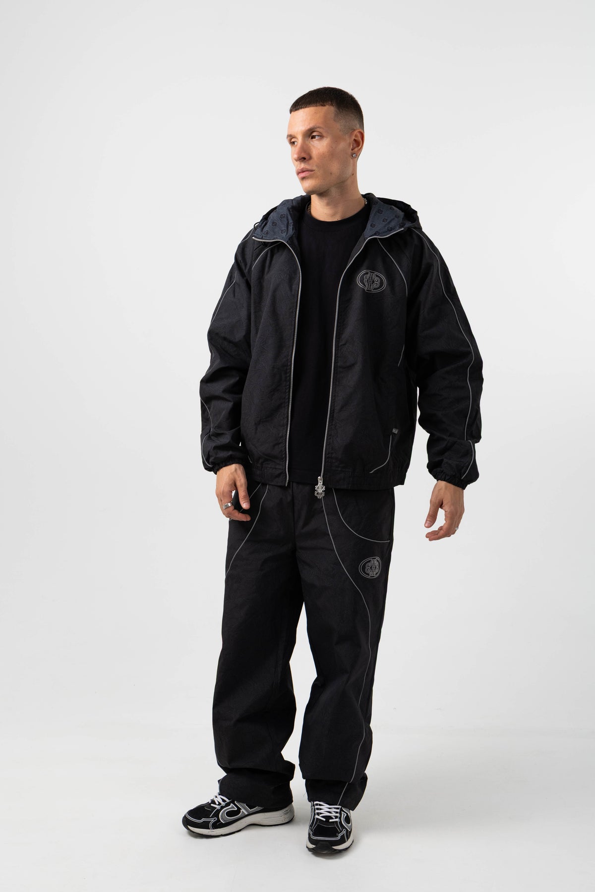 Ronin Relfective Black Shell Pants