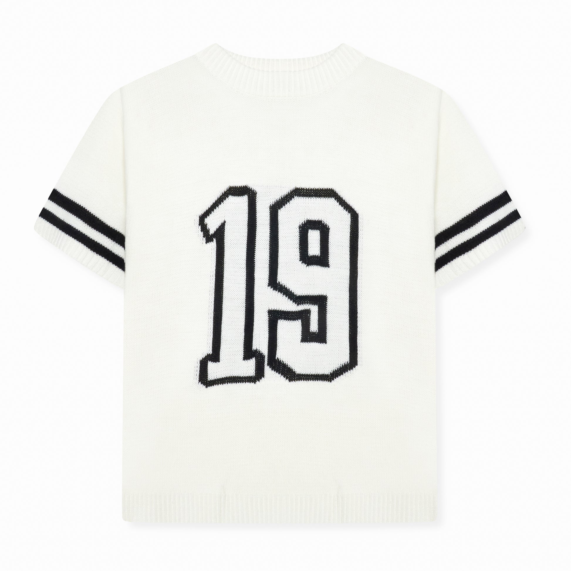 Nantes Knitted T-Shirt White