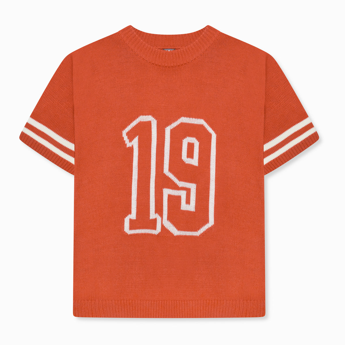 T-shirt en jersey tricoté Nantes Orange