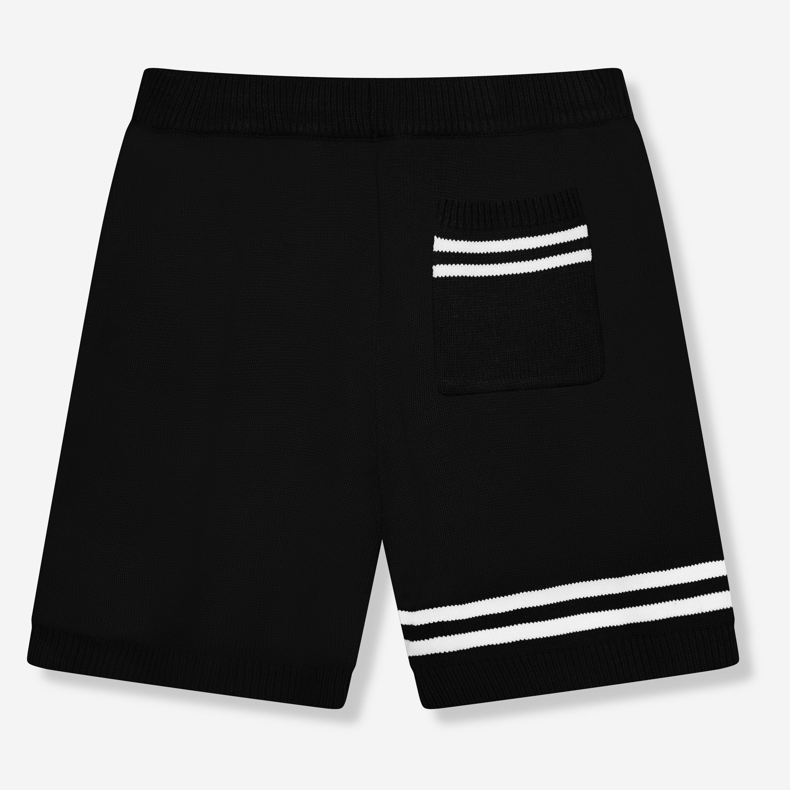Shorts en jersey tricoté Nantes Noir
