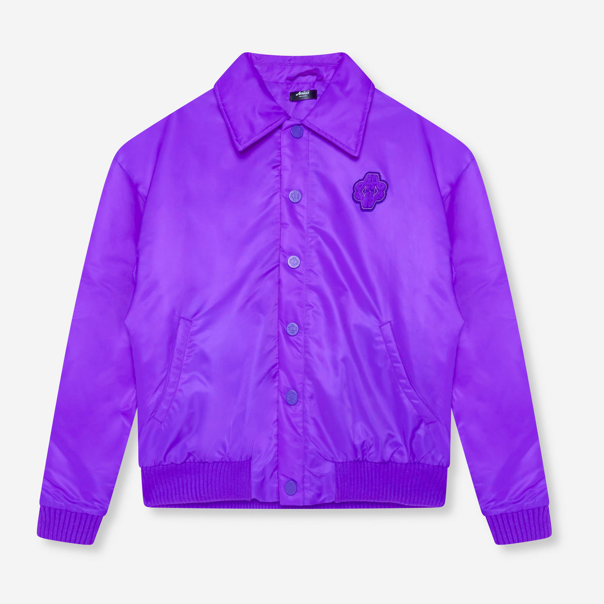Veste Bomber à Col Laredo Violet