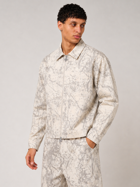 Orazio Camo Zip Jacket