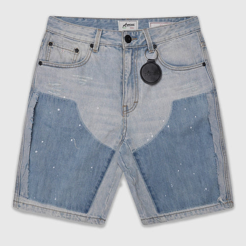 Adrano Light Blue Carpenter Shorts