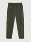 Pantalon cargo Diego kaki