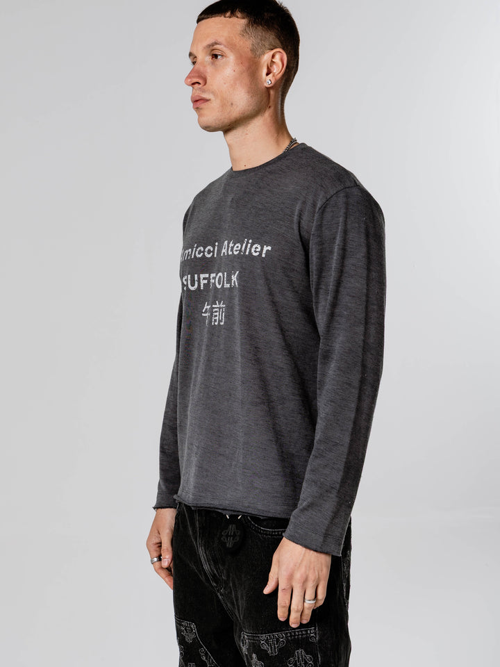Charcoal Suffolk Long Sleeve T Shirt
