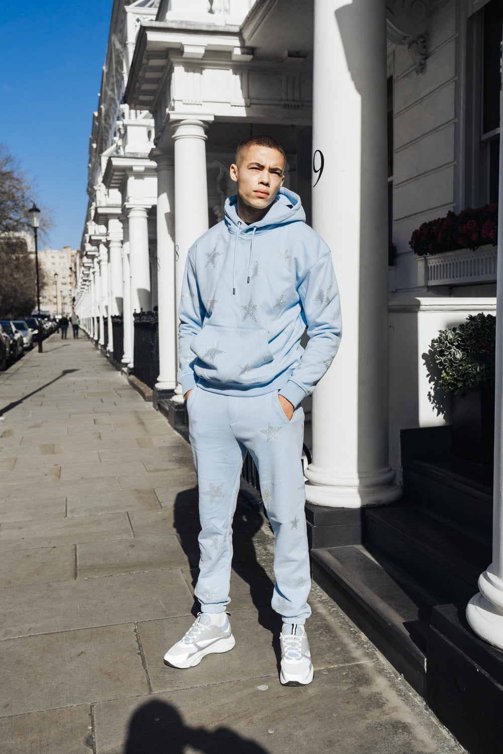 Amicci Basic Hoodie Baby Blue - Premium Quality Apparel